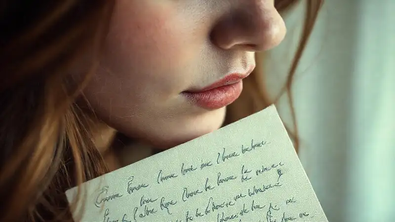 Mujer melancólica, retrato íntimo y nostálgico