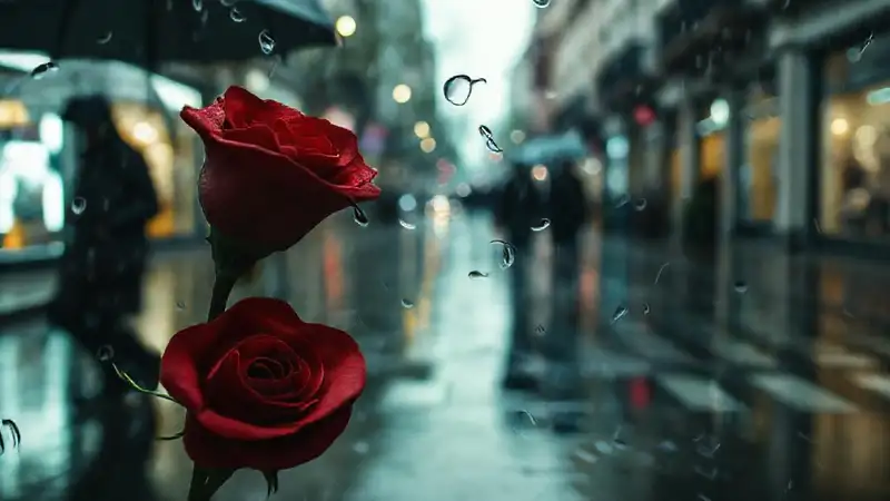 Lluvia, tristeza, y un corazón roto